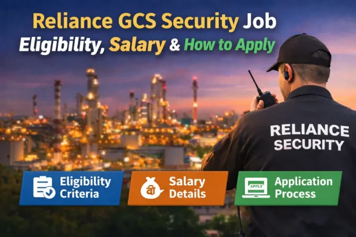 Reliance GCS Security Job